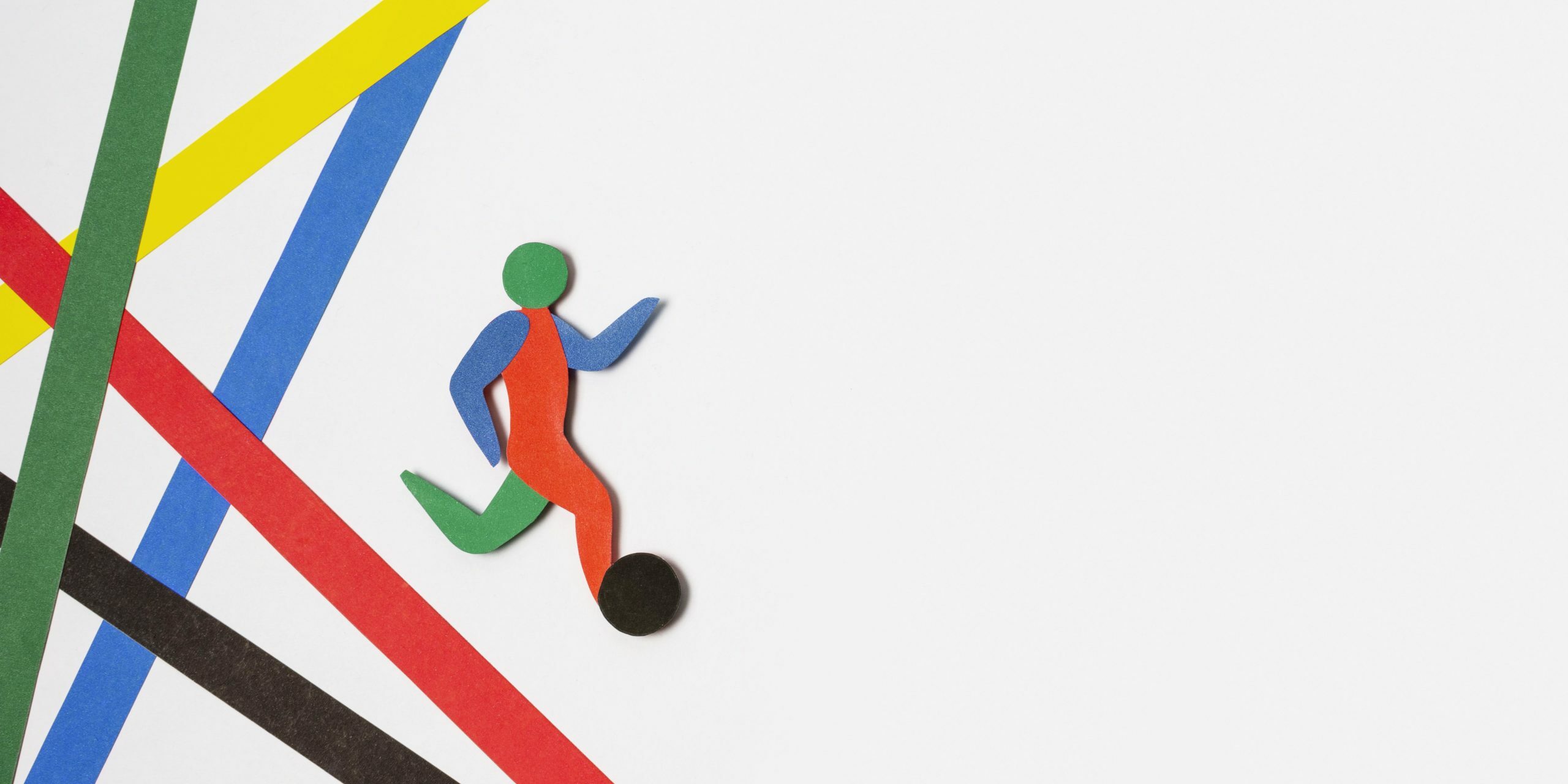top-view-arrangement-paper-style-abstract-football-player