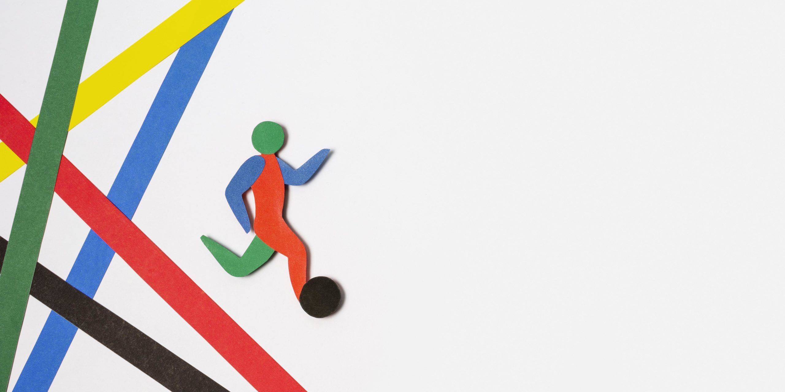 top-view-arrangement-paper-style-abstract-football-player